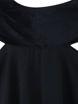 Street Stitching Scarf Collar Halter Top