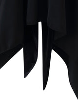 Street Stitching Scarf Collar Halter Top