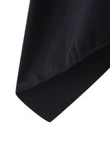 Street Stitching Scarf Collar Halter Top