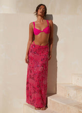 Clothing Sequined Embroidered Sheath Skirt Maxi Dress