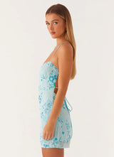 Backless Spaghetti Straps Dress