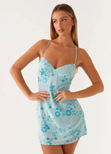 Backless Spaghetti Straps Dress