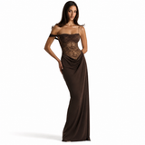 Women Clothing Summer Sexy Sexy Strap Lace Dress