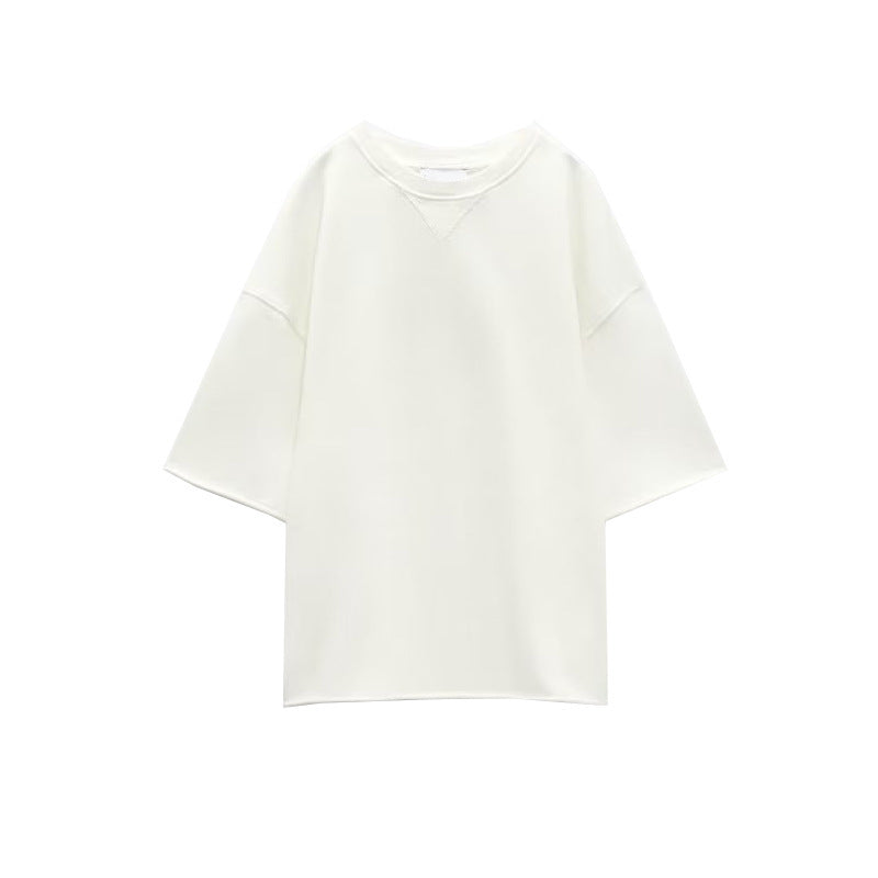 Loose Cotton Short Sleeve T shirt