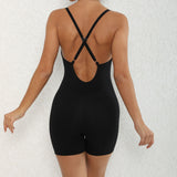 Adjustable Shoulder Strap  Yoga Jumpsuit