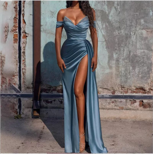 Trailing Cocktail Evening Dress