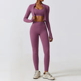 Fitness  Nude Feel Quick Drying Sports Suit