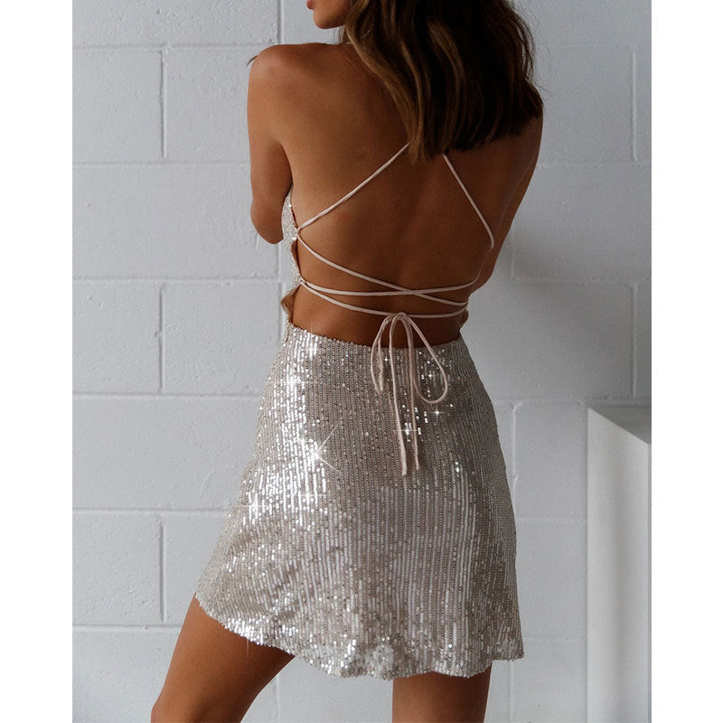 Backless   Nightclub Party Dress