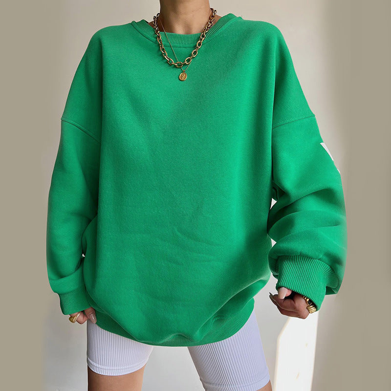 Women Knitted  Loose Hoodie