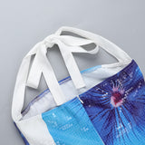 Elegant Slim Floral Sequin Halter Hip Wrapped Dress