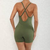 Adjustable Shoulder Strap  Yoga Jumpsuit