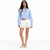 Casual Simple Solid Color Blouse Women Clothing Summer
