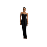 Slim Fit Sweetheart Pleated Wrap Sleeveless Sleeve Length Dress