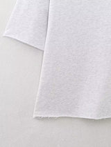 Loose Cotton Short Sleeve T shirt