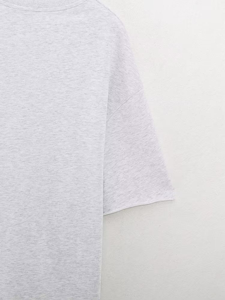 Loose Cotton Short Sleeve T shirt