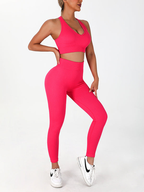 Quick Drying Seamless Yoga Fitness Suit