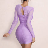 Hollow Out Cutout Low Cut Dress