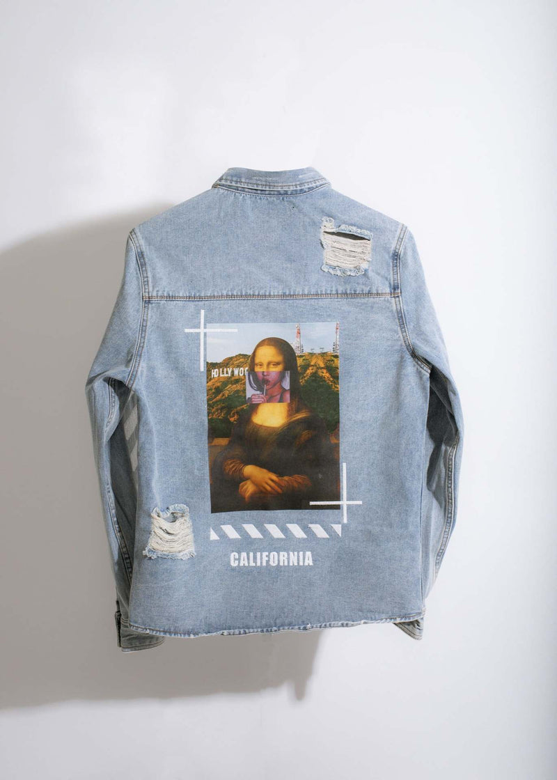 Women Washed Denim Jacket