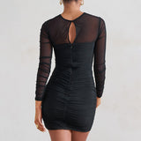 Hollow Out Cutout Low Cut Dress