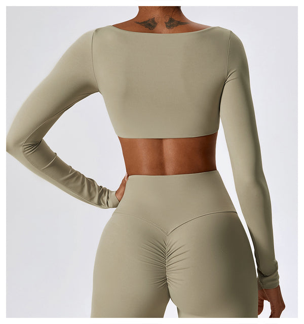 Nude Feel  Outdoor Running Exercise Clothes