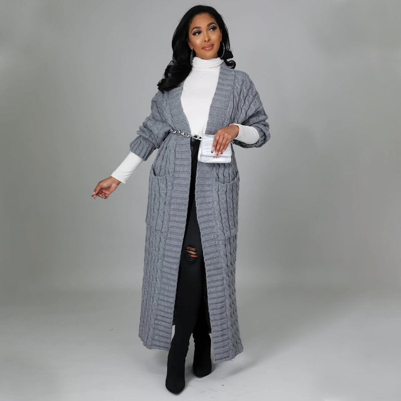 Casual Long Sleeve  Sweater Coat