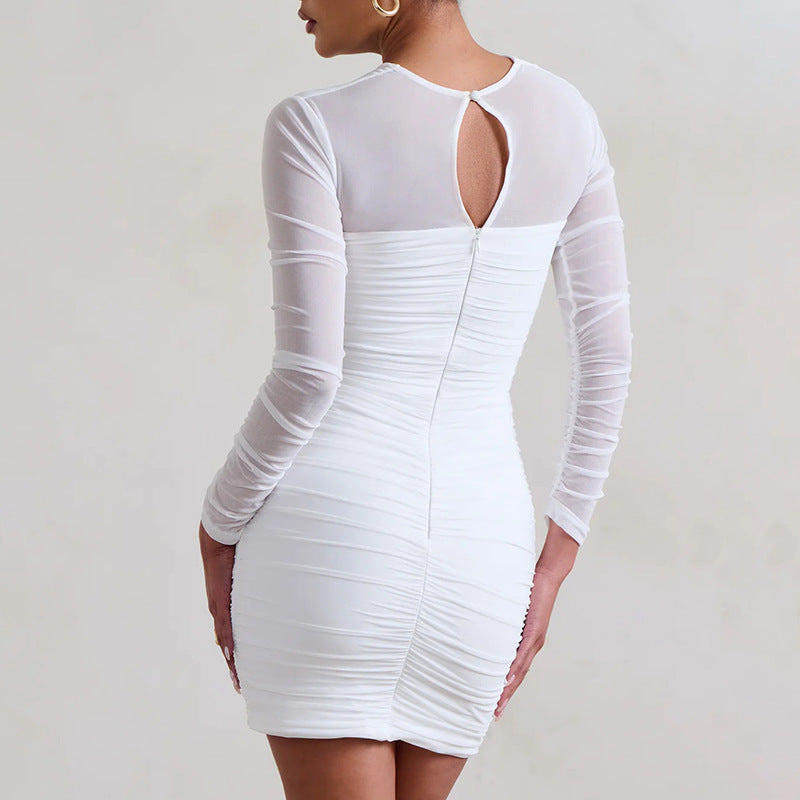 Hollow Out Cutout Low Cut Dress