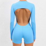 Backless  High Elastic Sports  Jumpsuit