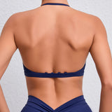 Beauty Back Dual Use Nude Feel Yoga Clothes Women Tight Quick Drying Sports Yoga Bra Outdoor Running Beauty Back Workout Underwear - Angelique