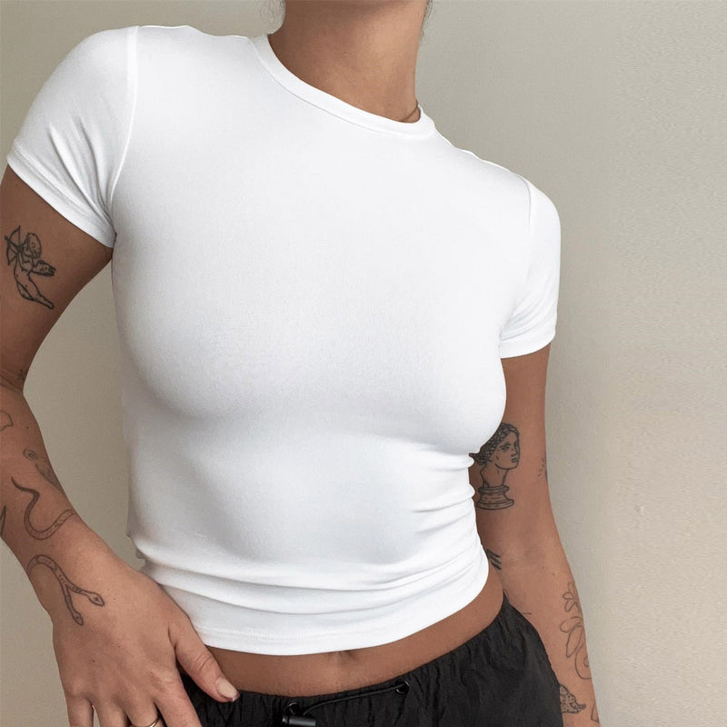 Round Neck Short Sleeve T shirt