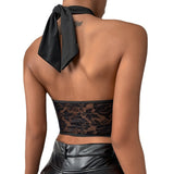 Criss Cross Lace-up Wrapped Chest Corset
