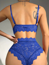 Knot Lace Seduction Pajamas Suit